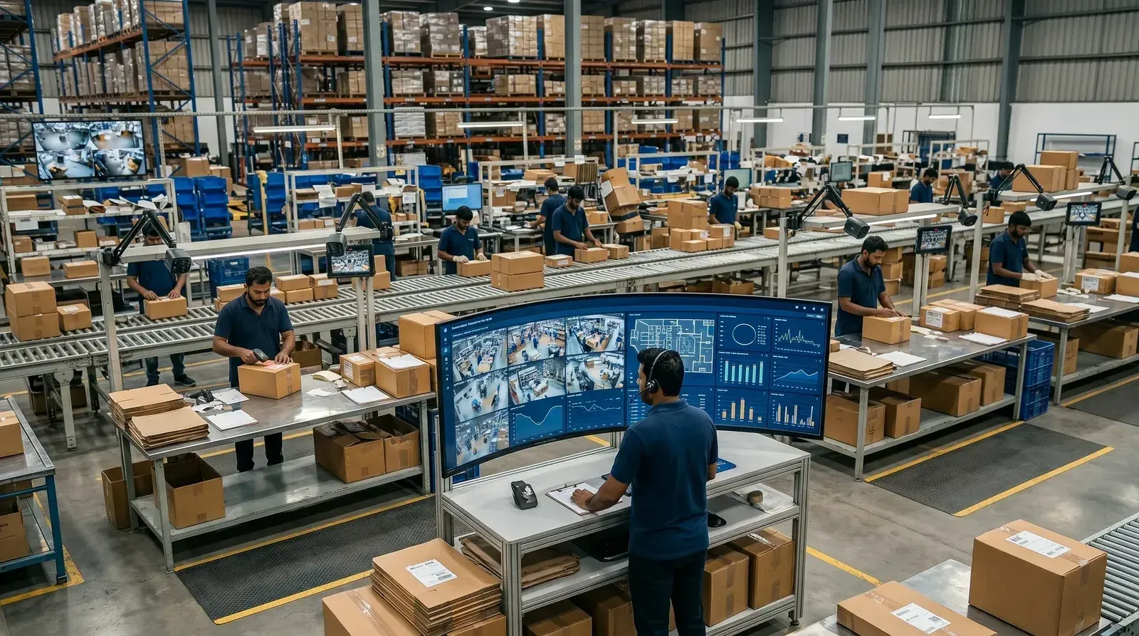 YNT Supply Chain packing floor after Sieora AWB-linked packing video verification
