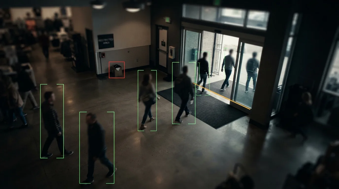 Computer vision video analytics on CCTV feeds