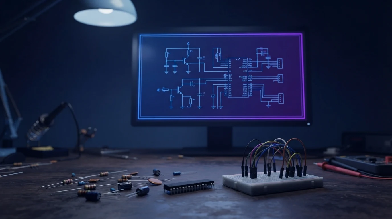 Electronics schematic design and component selection for an embedded product