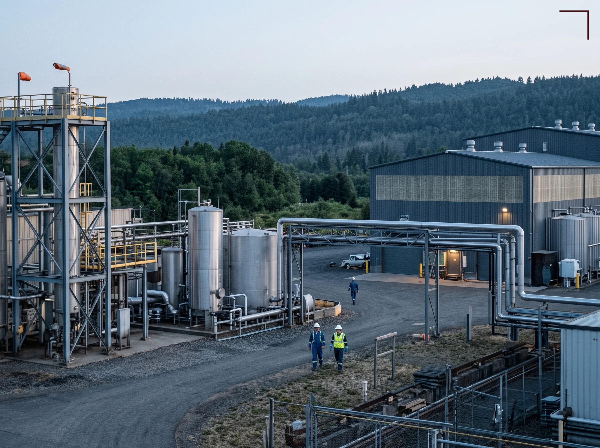 Fire detection monitoring an industrial manufacturing plant