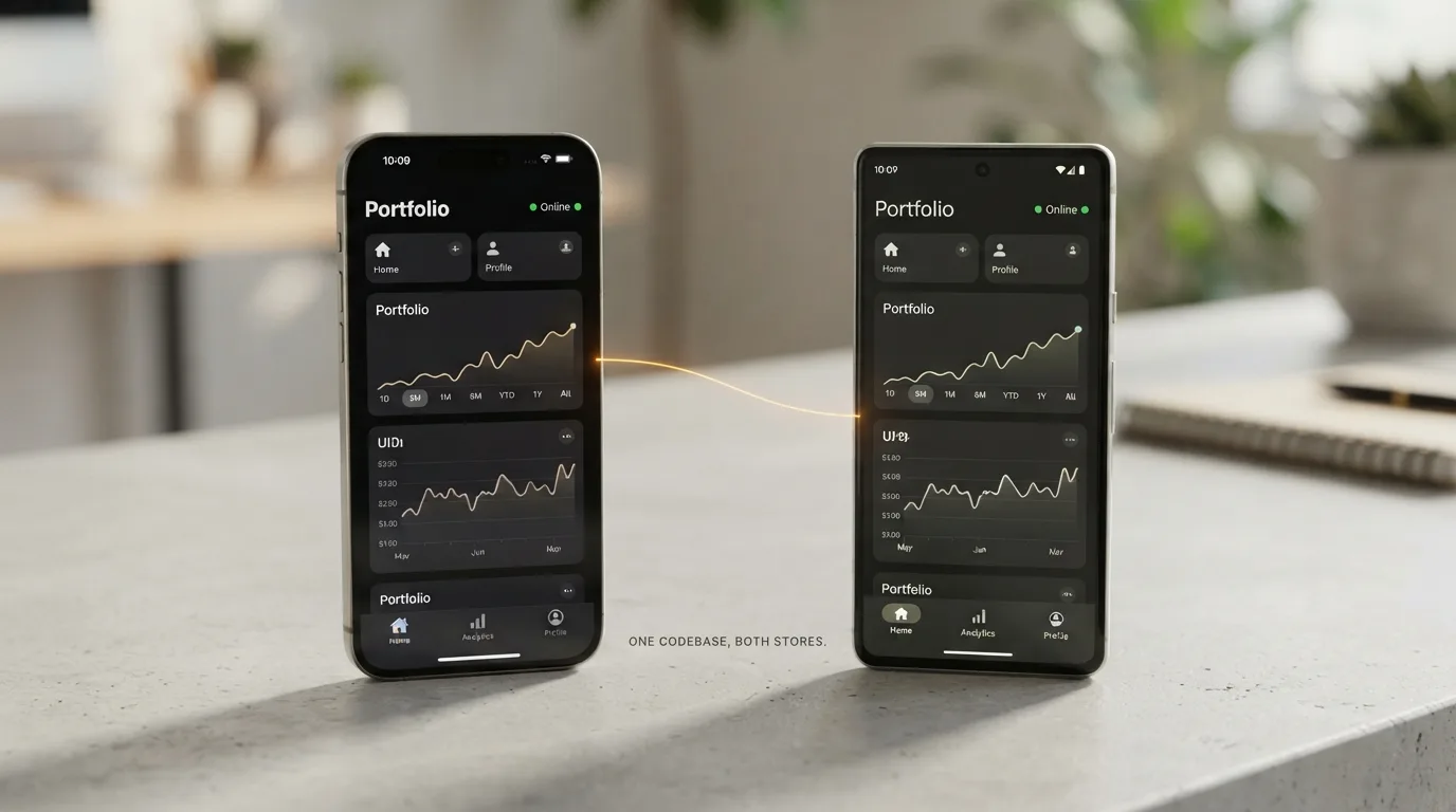 Cross-platform iOS and Android from one codebase