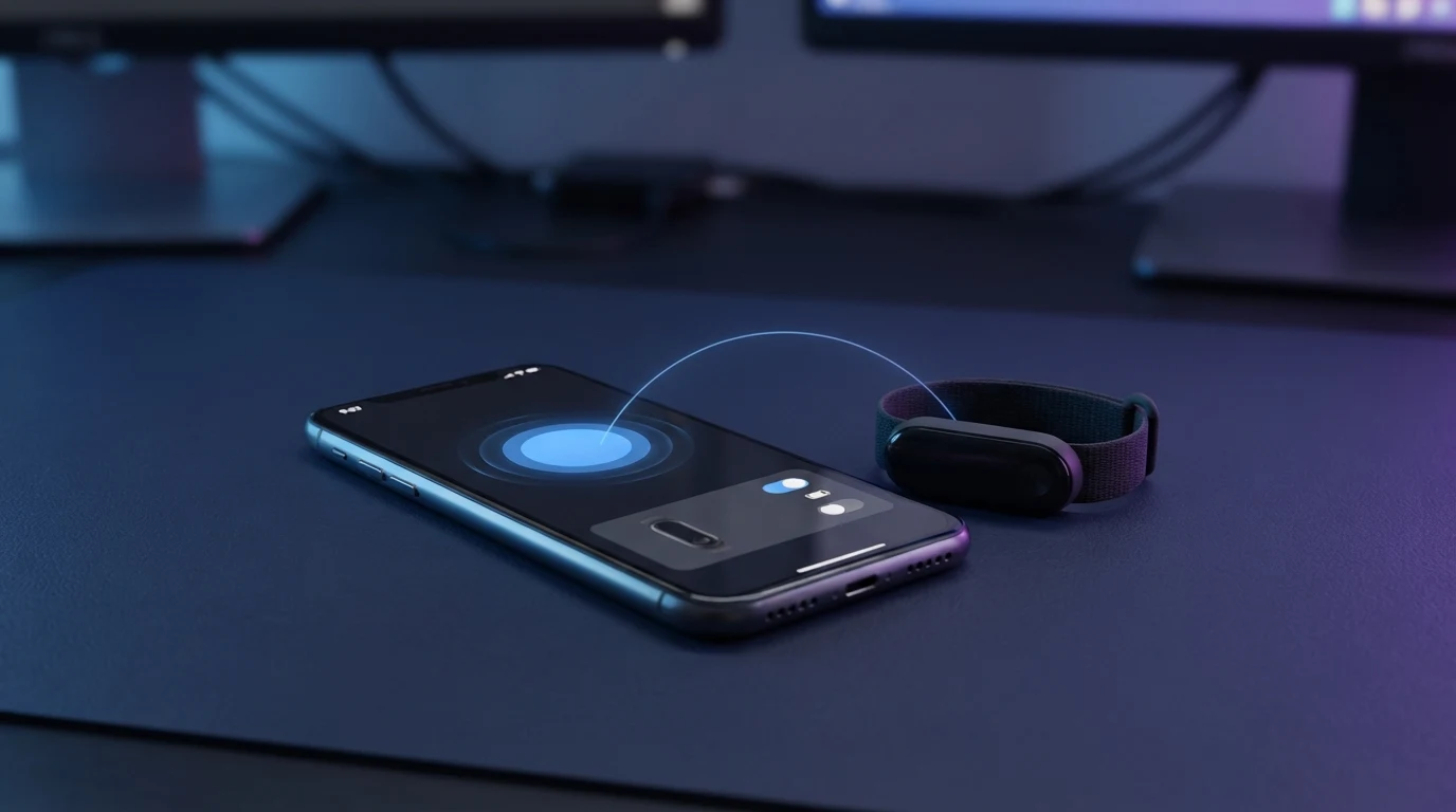 React Native mobile app controlling a connected IoT device over BLE