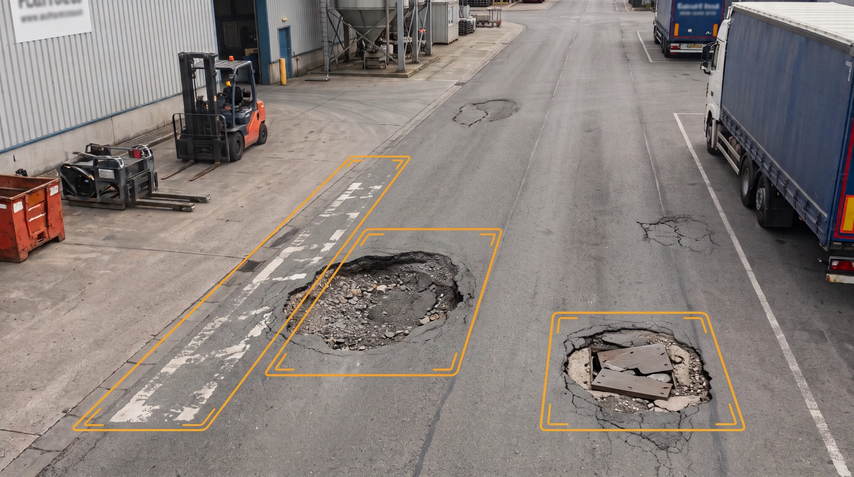 Custom road-defect detection tuned to a city's specific road types