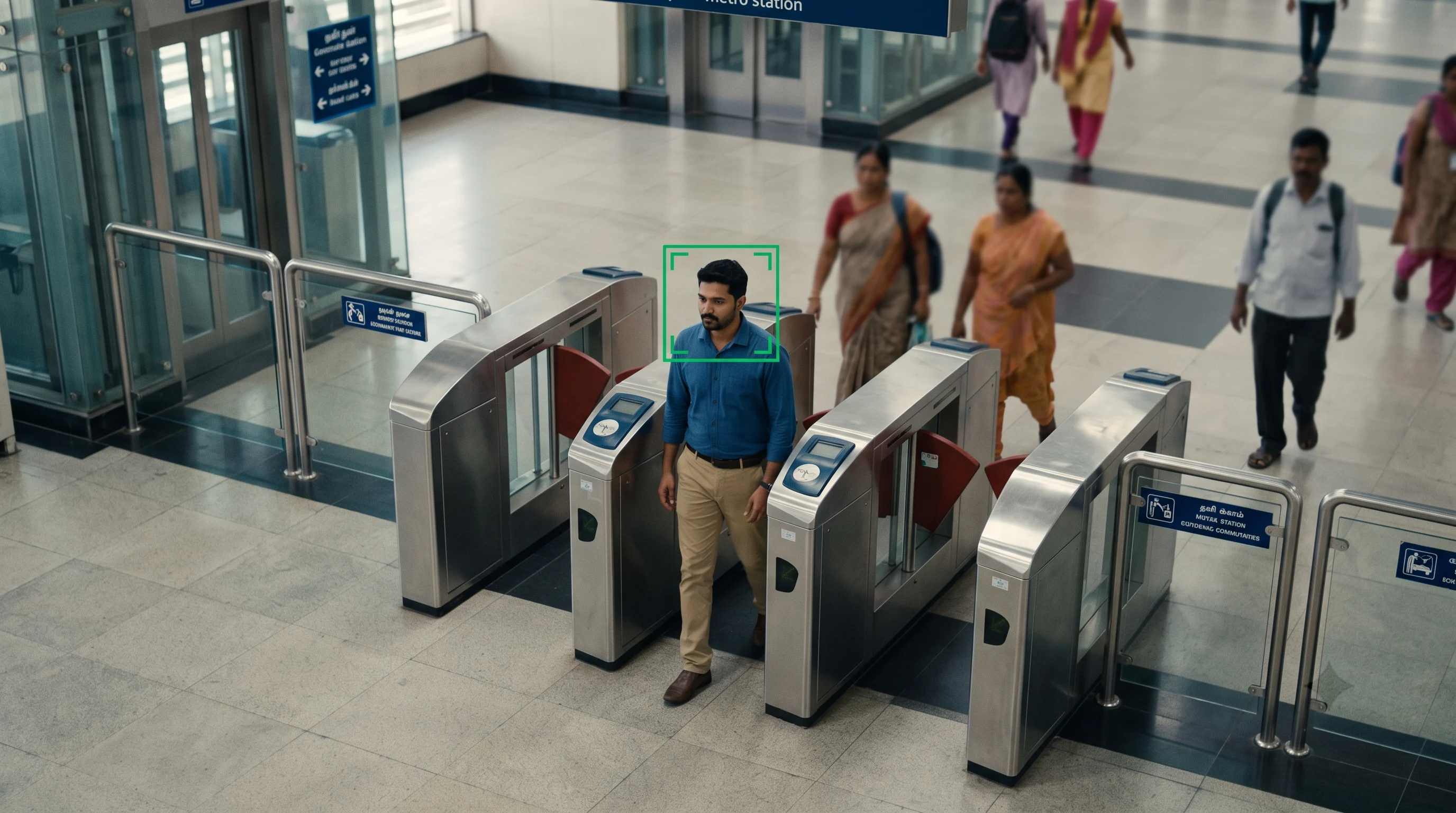 AI face recognition for public safety matching against an authorised watchlist