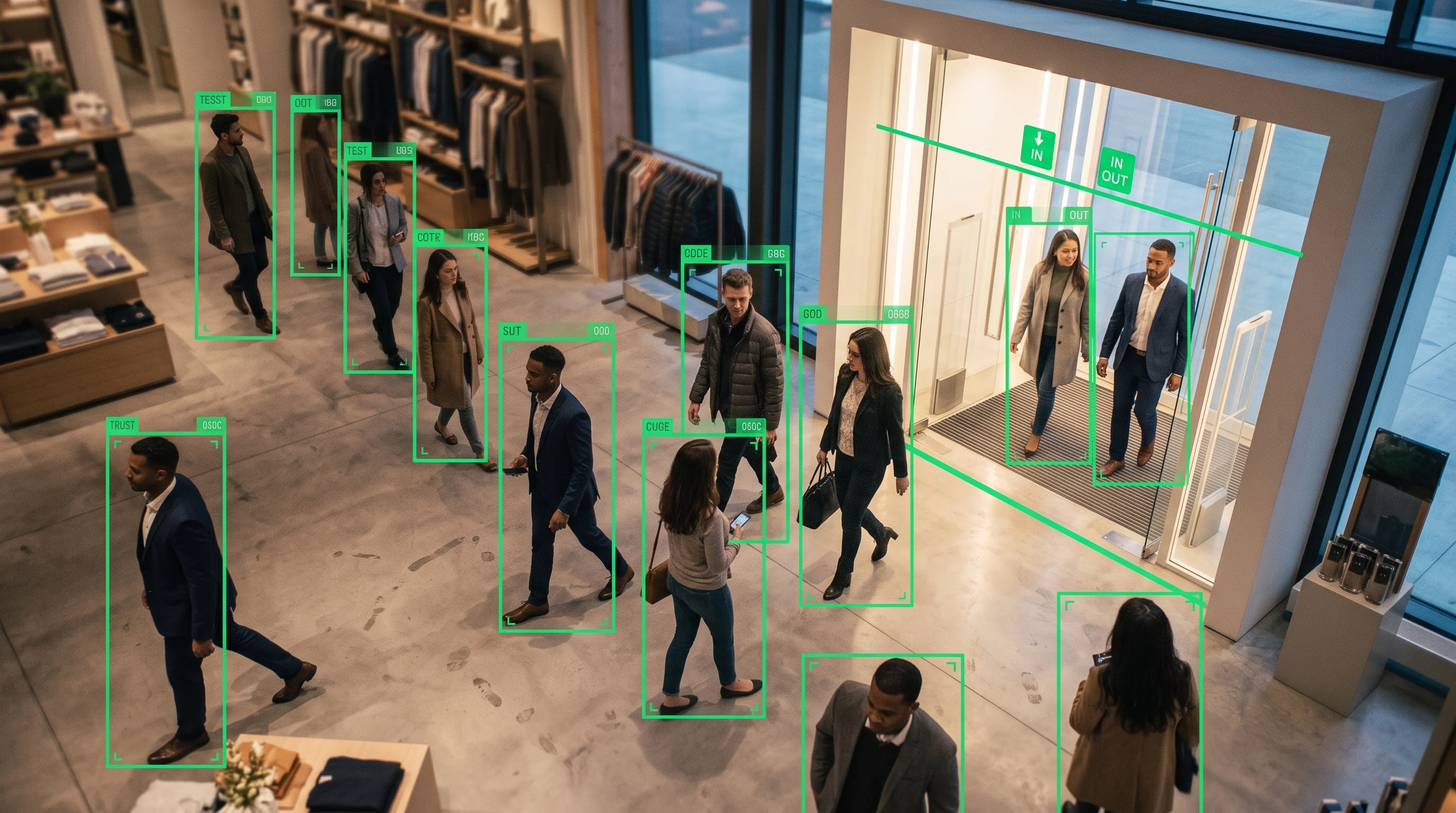 People counting analytics inside the VMS platform